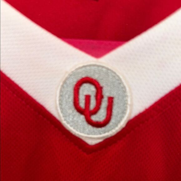 Red Oklahoma Basketball Jersey - Picture 7 of 14